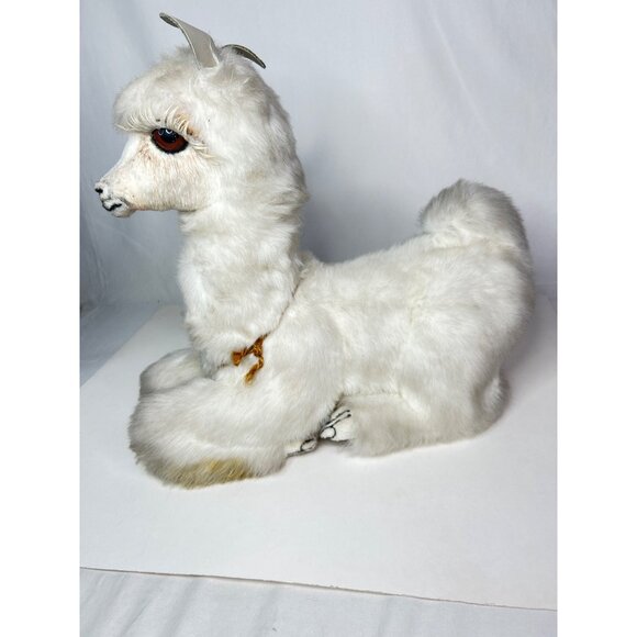 Handcrafted Llama Figurine By Llamalloves 1995 Large SZ - Picture 10 of 13